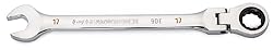 GEARWRENCH 17mm 4 Degree Swing Arch 12 Point Flex