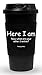 Funny Guy Mugs Here I Am Now What Are Your Other 2 Wishes Travel Tumbler With Removable Insulated Silicone Sleeve, Black, 16-Ounce