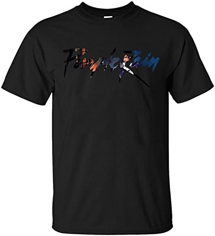 XBANG Men's Prince Purple Rain Poster T Shirt black XL