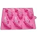 X-Haibei 6-CAVITY Koi Carp Fish Soap Chocolate Jello Gelatin Molds Homemade Supplies