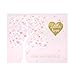 C.R. Gibson Gold and Pink Baby Calendar Family Tree, 11'' W x 18'' H
