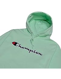 Campeón Sudadera con capucha para hombre, con logotipo bordado, grande y larga