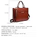 BOSTANTEN Briefcase for Women Leather Laptop Bag Lawyer Business Vintage Slim Work Bags