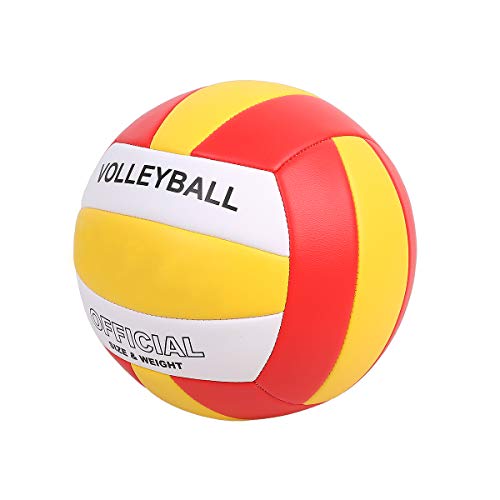 YANYODO Official Size 5 Volleyball, Soft Indoor Outdoor Volleyball for Game Gym Training