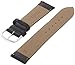 Timex Men's Q7B759 Padded Calfskin 20mm Black Replacement Watchband