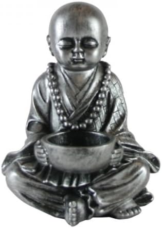 Buddhist Monk Tea Light Holder