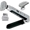Platinum Pro by MANGROOMER New Back Shaver with 3 Shock Absorber Flex Heads, Power Hinge, Extreme Reach Handle & Bonus…