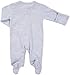 Kissy Kissy Essentials Stripe Footie - Grey-0-3 Months