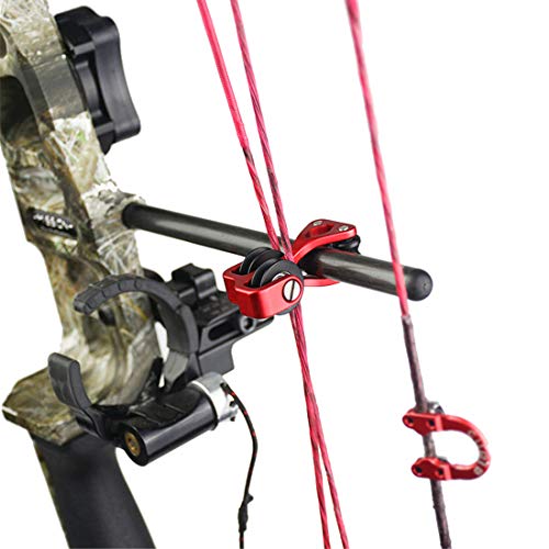 thumbnail image 2 of FUNTRESS Aluminum Compound Bow Cable Slide - Roller Glide For 3/8" Cable Rods 2 of 13