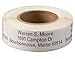 Personalized Large Print Self-Stick Address Labels, Roll of 250 - White