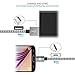 SGIN Micro USB Cable,3-Pack 3ft Nylon Braided Charging Cord - Extra Long USB 2.0 Sync and Charge for Android Devices, Samsung Galaxy, Sony, Motorola Nokia,and More(D Grey White)