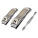 Vizmy Nail Clippers Set Fingernail and Toenail Clipper Cutter Set