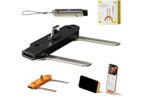 2 in 1 Invisible Holder Charger Cable with Stand,240W Super Fast Charging Cord with Detachable Foldable Stand,USB-C Charge Ca