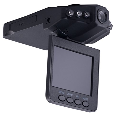 KensunÂ® HD DVR In-Car Video Recorder (2.5 Inch Screen and 16 GB SD Memory Card)