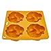 The Kosher Cook Silicone Braided Challah Mold - 4 Small Challettes - Braided Oval Challah Pan - Challah Bread Baking Mold - No Shaping Required