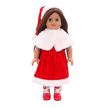 EDTara 18-Inch Winter Christmas Series Doll Clothing for Toy Doll Accessories Style B