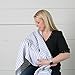 Ziggy Baby Muslin Baby Swaddle Blankets - 3 Pack - Gender Neutral for Boys and Girls - Grey Cloud, Stripe & Stars (47x47)