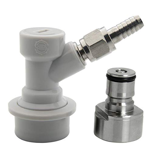 2 Ball+Lock+Keg+Coupler+Adapter