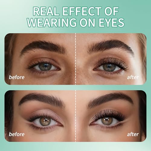 GLAMLASH Eyelash Extensions 4D 0.07mm D Curl 7mm Hair to Hair Premade W Shape Professional Eyelash Extensions (4D,0.07D,7mm)