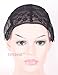 TANYAWIGS Large Black Superfine Wig Cap for Making Wigs With Adjustable Strap And Spare Combs Easy DIY Swiss Lace Perfect Fit (23.5