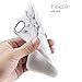 VIVIBIN iPhone SE Case 2020, iPhone 7 Case,iPhone 8 Case, Cute White Marble for Men Women Girls Protective TPU Cover Slim Fit Thin Phone Case for iPhone 8/iPhone 7/ New iPhone SE