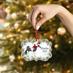 Black White Gypsy Irish Cob Horse Christmas