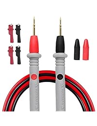 Agujas de prueba de polímetro ultradelgado   1000 V 20 A plomos de sonda de banana