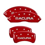 MGP Caliper Covers 39024SACURD Red Aluminum Brake