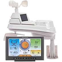 Estación meteorológica AcuRite 01540M 5 en 1 con conexión Wi-Fi a Weather Underground, color negro