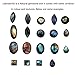 Natural Labradorite Dangle Earrings for Women – 925 Silver Plated Lightweight Boho Statement Earrings – Blue Green Flash Oval Shape Gemstones Handmade Jewelry – Wedding Christmas Gift for Her