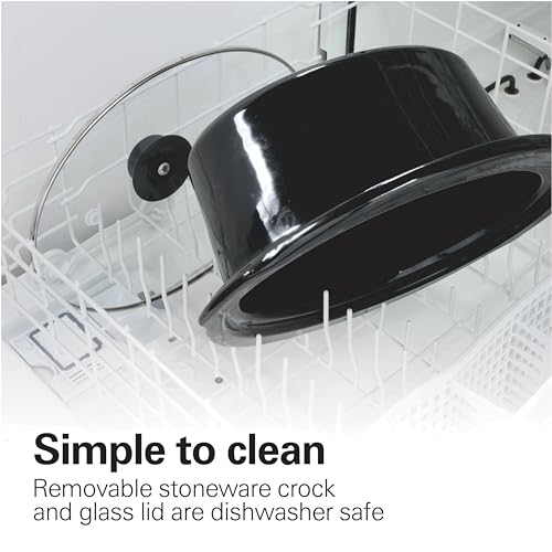 Hamilton Beach Portable 7 Quart Programmable Slow Cooker with Three