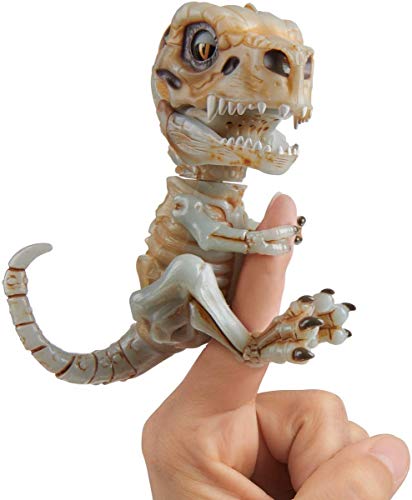 WowWee Untamed Skeleton T-Rex by Fingerlings – Doom (Ash