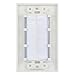 BATIGE Brush Wall Plate Anti-dust Wall Mount Panel Cable Pass Through Insert for Wires Single Gang Cable Access Strap Wall Socket Plug Port for HDTV HDMI Home Theater (1 Gang (2 Pack), White)