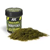 Early Fall Grass Flock Diorama Series 250ml by AK Interactive