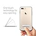 Spigen Crystal Hybrid iPhone 7 Plus/iPhone 8 Plus Case with Water-Mark Free Clear Case and Magnetic Metal Kickstand for Apple iPhone 7 Plus (2016) / iPhone 8 Plus (2017) - Champagne Gold
