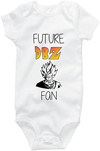 Future DBZ Fan Dragon Ball Z Parody Cute Onesie Funny Baby Bodysuit