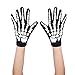 LEADTEAM Skeleton Gloves Cosplay Mummy Ghost Reaper Halloween Costume Cosplay Accessories Full Finger Unisex