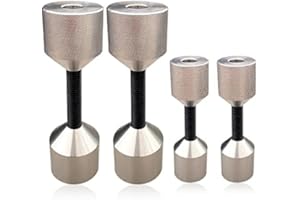 C CLINK 4 Pcs Flange Two Hole Pins Set, Pipe Fitting Tools, Stainless Steel Materials, Diameter 1-1/8" & 1-5/8" - Essential Pipefitter Tools for Pipe Flange Hole Positioning Alignment