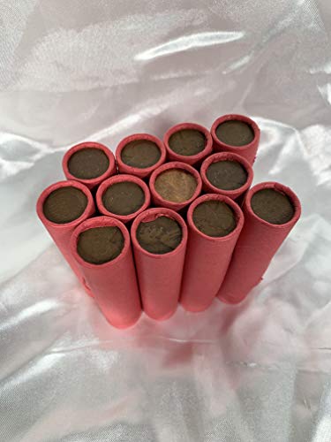 1909 VDB Roll Vintage United States Coin Lot Tight Bank Wrapped Unsearched Wheat Penny Roll US Small Cents Lincoln Collection 1909-1958 Philadelphia Denver San Francisco Collectible Rare Key Date Semi - Thumbnail 6