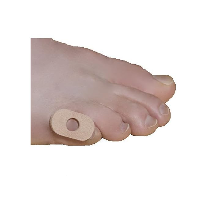 Dr. Jill's Felt Corn Pads with Center Aperture, 100 Count