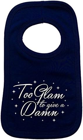 123t Baby Too Glam To Give A Damn Baby Bib - Red