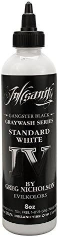 Inksanity Tattoo Ink Standard White 8 Ounces