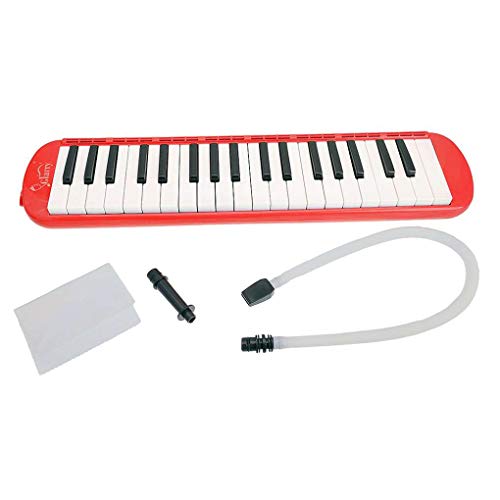 Zerama 37 Piano Keys Melodica Harmonica with Hose and Bag Mouth Organ for Beginners Musical Instrument