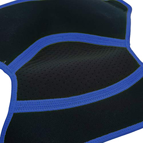 Tribe Lifting Shoulder Support Brace - Non-Slip Neoprene Posture Support | for Men and Women (Blue)