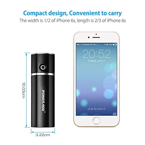 Poweradd Slim 2 5000mAh Ultra-compact Portable Power Bank External Battery Pack with ID Identify Tec - //coolthings.us