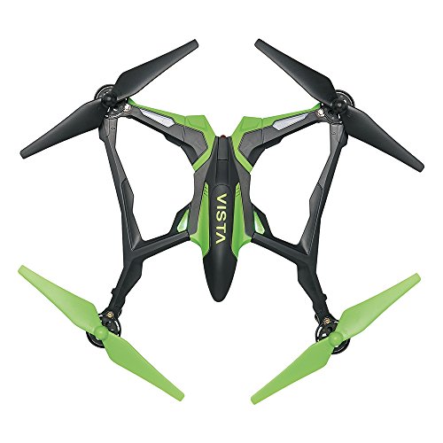 Dromida-Vista-FPV-Ready-to-Fly-251-mm-Electric-Drone-with-Tactic-DroneView-720p-Wi-Fi-Mini-Camera-Radio-Micro-Memory-Card-Batteries-and-Charger-Green