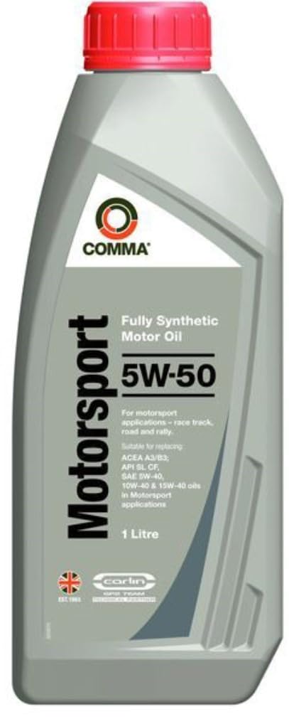 Comma MS1L 1L Motorsport Fully Synthetic 5W50 Motor Oil