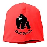 Man Skull Cap Beanie Gorilla Pattern Headwear Knit