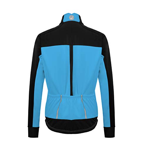 image for Maks Men's Thermal Cycling Jersey Long Sleeve Snow Water Reflective Wi