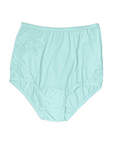 Vanity FairLace Inset Nylon Panty, Azure Mist